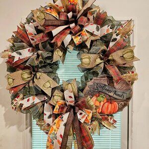 Fall Door Wreath
